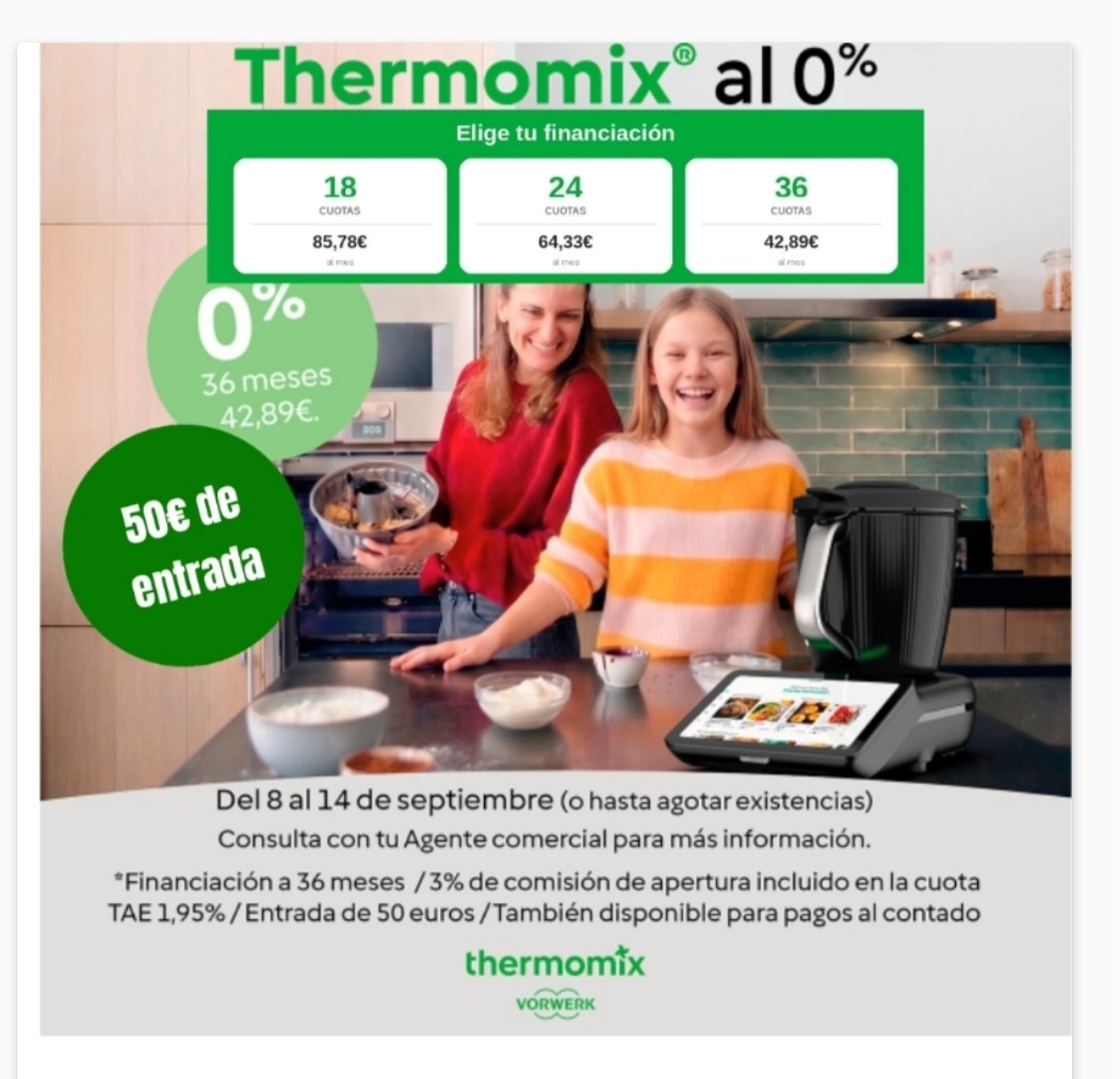 Comprar Thermomix Tm7 SIN INTERESES y al precio más bajo